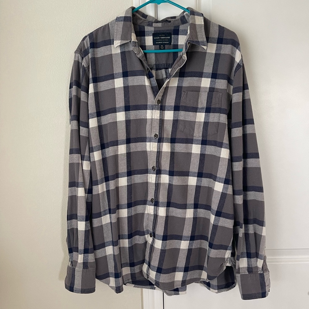 Lucky Brand classic fit XL Men’s flannel shirt